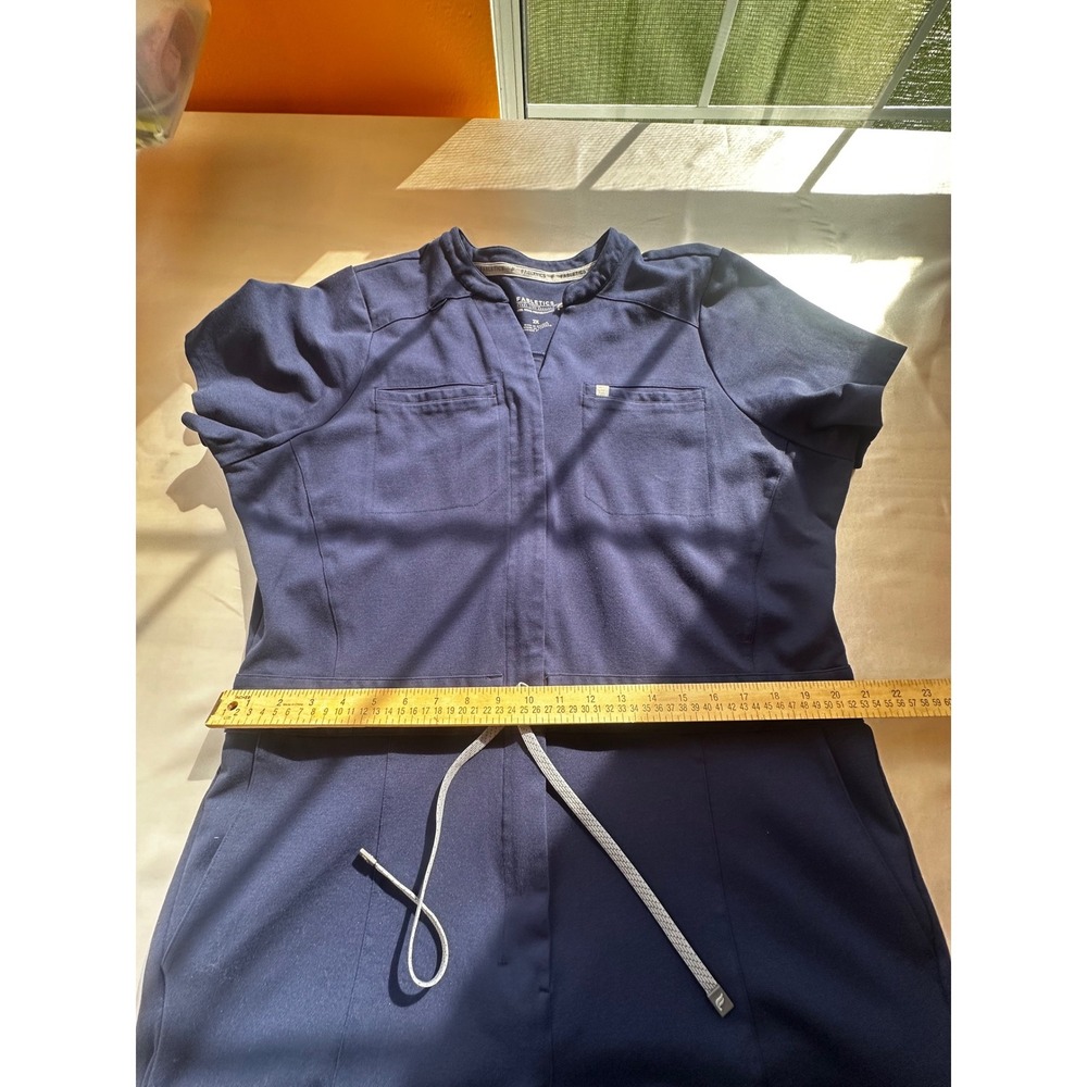 Fabletics Navy Blue Scrub Jumpsuit Short Sleeve Jogger 2X - Picture 6 of 9